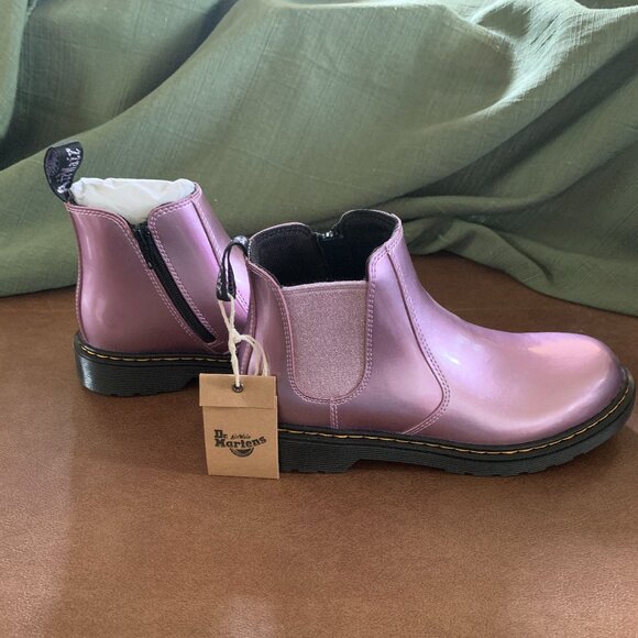 Dr Martens Chelsea Boot 2976Y, Pink Lavender - Picture 3 of 8